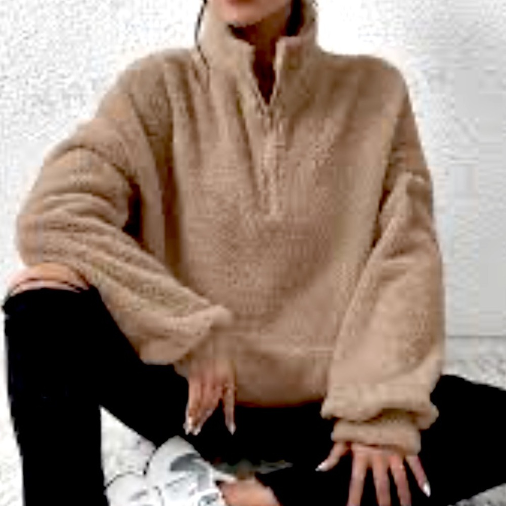 Bailey 44 Teddy Sherpa 1/2 Zip Pullover - Picture 11 of 13